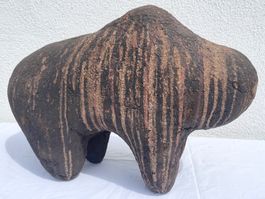XXL seltener alter Boli Wantie Büffel Bamana Mali 50 cm Kg 6