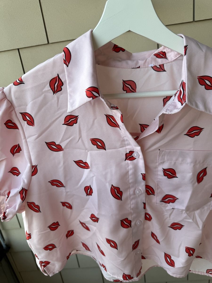 Camicette: Damen Pink Lippen Grösse L neu – Nuovo (secondo la descrizione) da Neuhausen venduto da rom_zrr2 1
