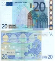 20 Euro X Deutschland R004 signatur  trichet unc
