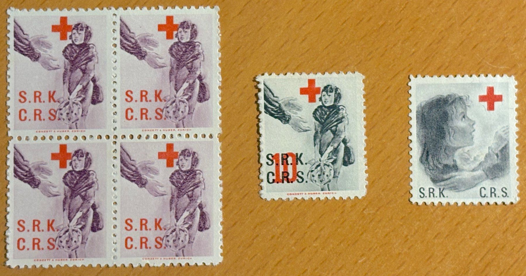 Tutti i francobolli: Timbres suisses 1945 Secours – Usato da Lausanne venduto da Cabessa