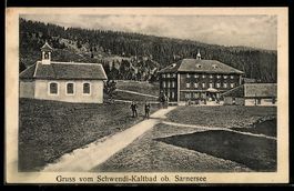 AK Schwendi /Sarnersee, Kapelle und Hotel