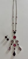 NEU Schmuck Set aus Edelstahl mit Glaskristallen von Tchibo