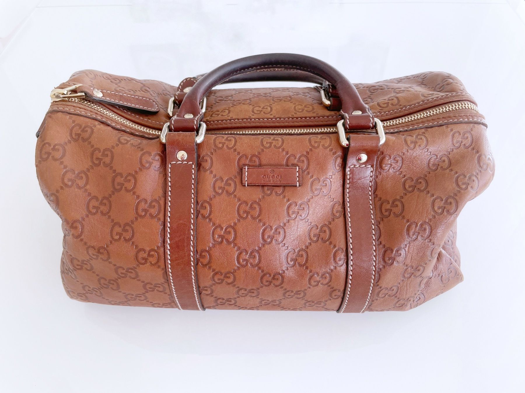 Gucci Borse da donna: Gucci Guccissima Boston Bag – Usato da Brugg AG venduto da Gucci59