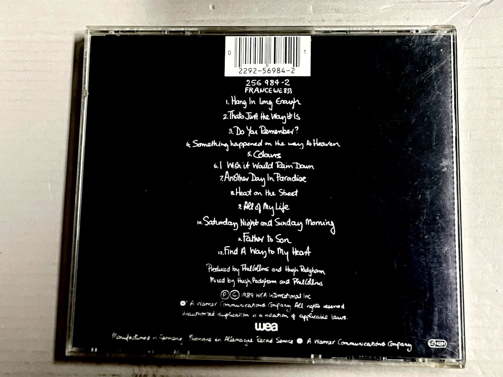 CD: Phil Collins Genesis - But Seriously... – Usato da Muri b. Bern venduto da AdidasCollector 1