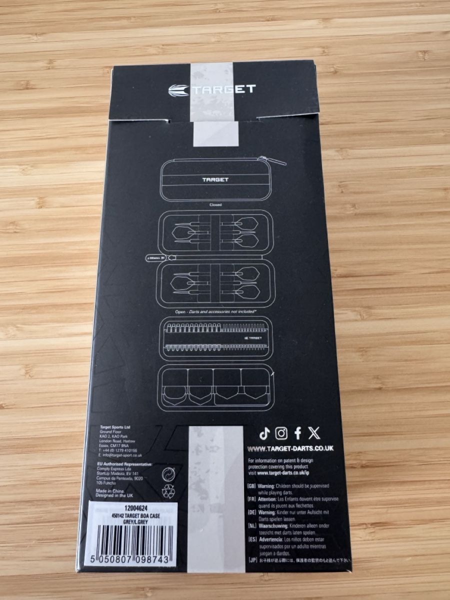 Freccette: Target Boa Dart Case, Grau/Hellgrau, Neu & Originalverpackt – Nuovo e nell'imballaggio originale da Gossau SG venduto da ahb_nm2v 1