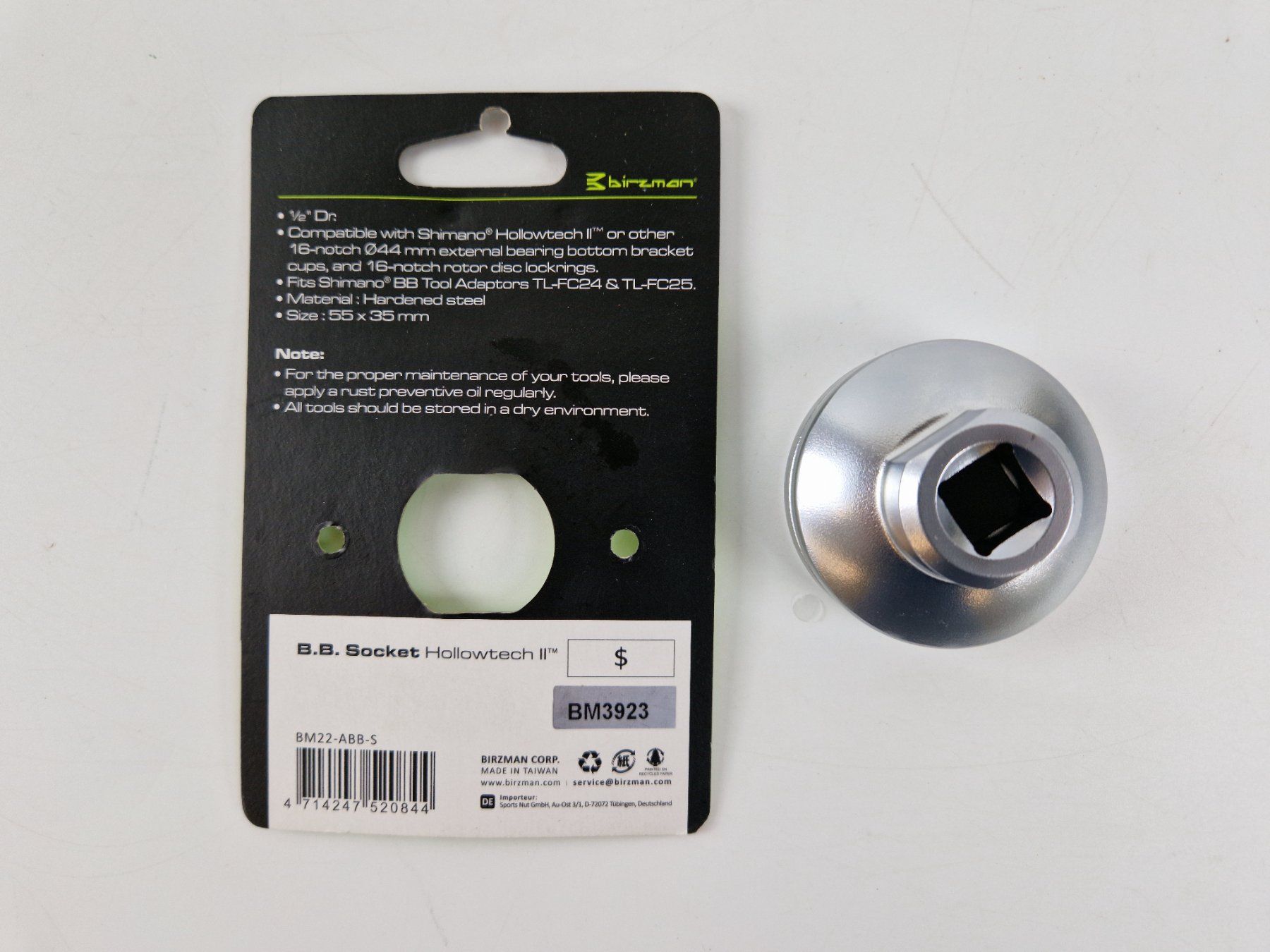 Tous les outils: BIRZMAN "B.B. Socket", Innenlagerschlüssel für Hollowtech II – Neuf (Voir description) à Muhen par Restwert_Muhen 2