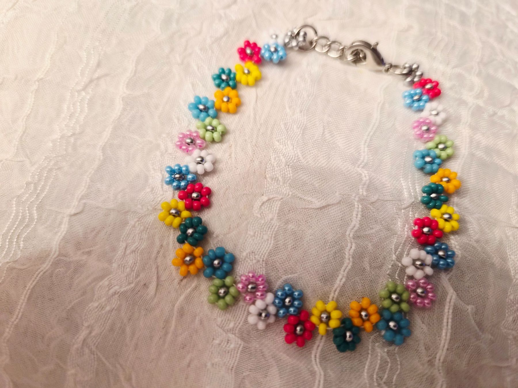 Bracciali & Braccialetti: Hangemachte armkette aus rocailles perlen – Nuovo (secondo la descrizione) da Dietikon venduto da Eleda 1