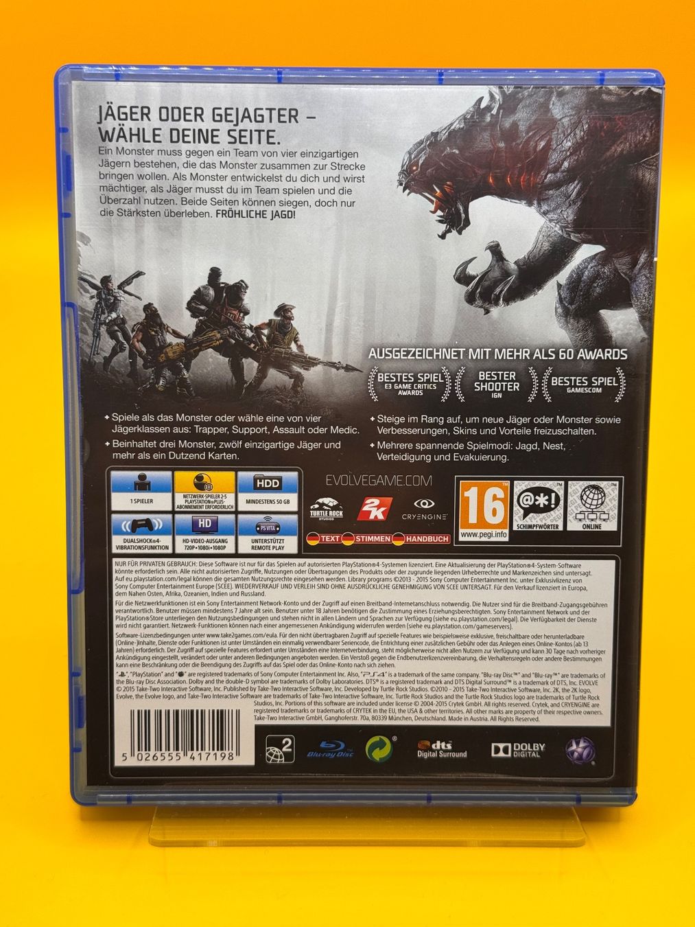 Sony Giochi: Evolve PS4 - Abenteuer – Usato da Oberwil b. Zug venduto da silver2024 1