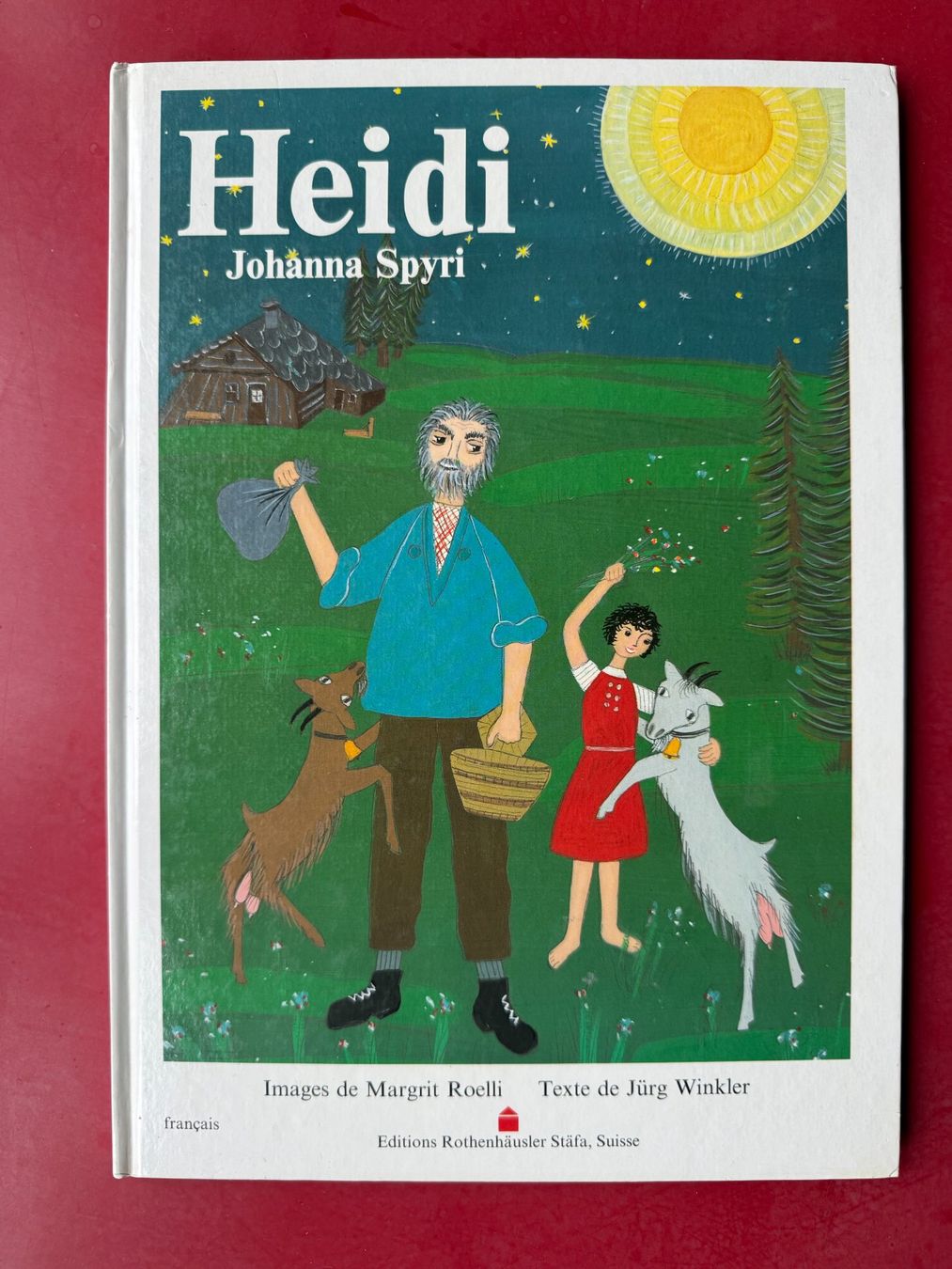 Libri: Bilderbuch   Heidi  en  francais – Usato da Subingen venduto da ArtBead