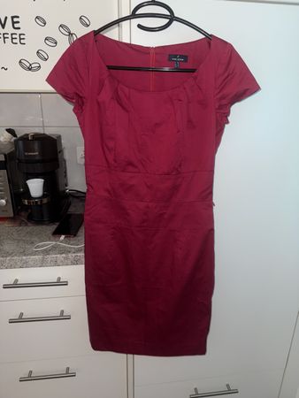 Daniel Hechter Kleid, Gr. 34, Weinrot, Herbst-Look🍁