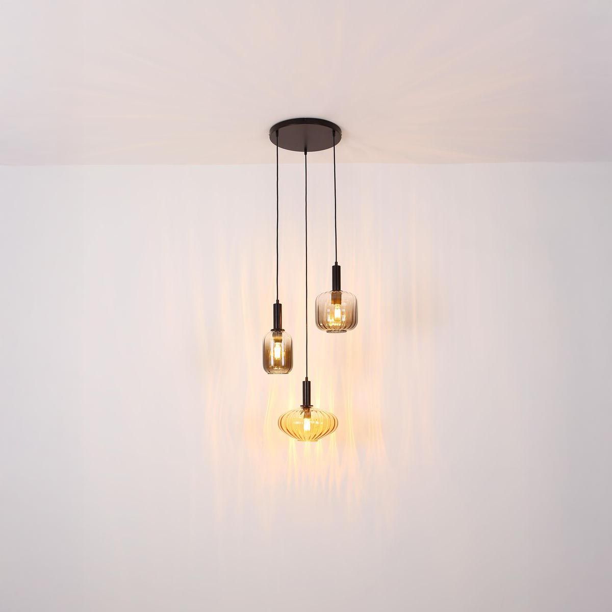 Lampadari & plafoniere: Pendelleuchte, Glas, Rauchfarbe, 55 cm Ø – Nuovo (secondo la descrizione) da Kreuzlingen venduto da Smart-Light 3