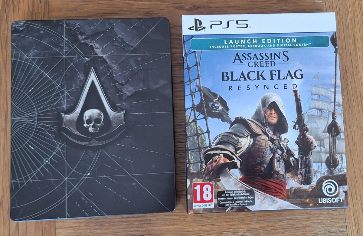 Spiele: PS5 Assassin's Creed Black Flag Launch Edition + Artbook – Neu (gemäss Beschreibung) aus Gasel von Sunisshining123 1
