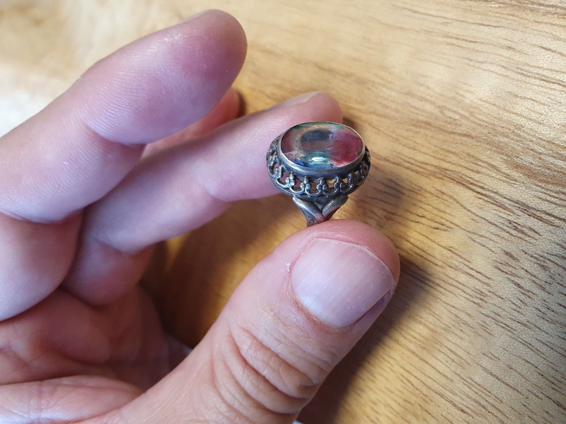 Ringe: Jugendstil 925er Rheinkiesel Fingerschmuck – Gebraucht aus Wohlen AG von palmsprings 2