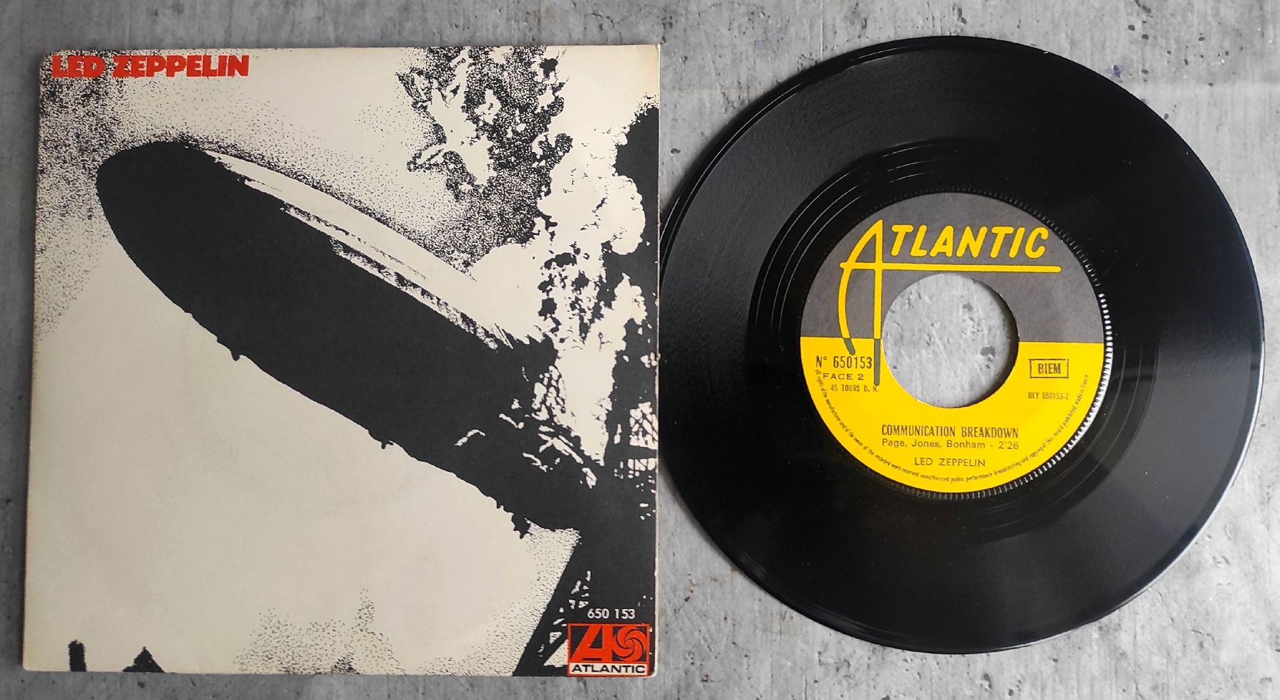 45 t. LED ZEPPELIN Communication Breakdown 1969 (rare !) (Gebraucht) in ...