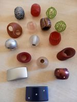 35 Stk Schmuckperlen div Materialien & Formen ca 3bis4 cm