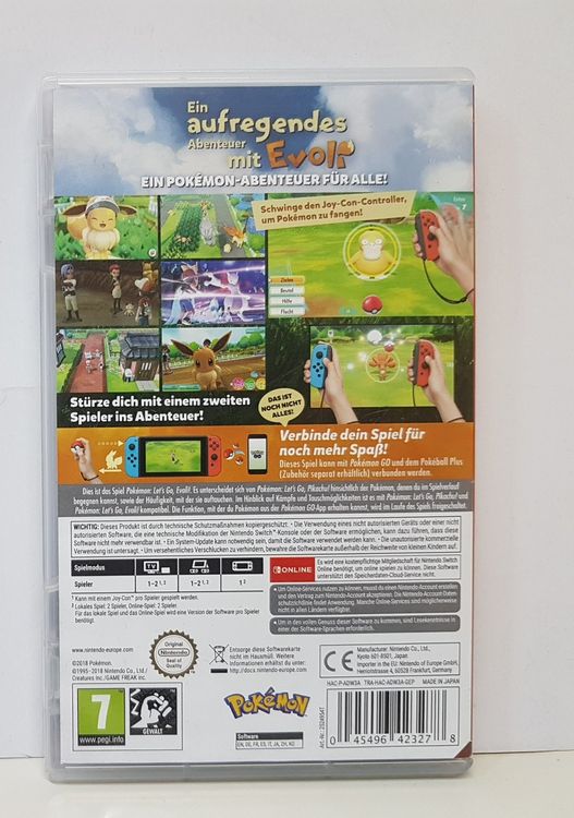 Pokémon Let's Go Evoli Nintendo Switch (Gebraucht) in Safenwil für CHF 25 - mit Lieferung auf
