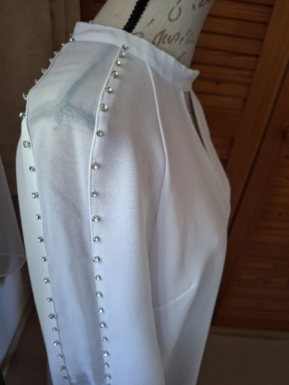 Guess Blusen: GUESS Bluse weiss Gr. L – Gebraucht aus Barzheim von spitz01 1