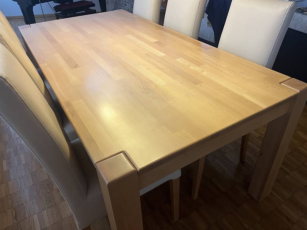 Tische: Schöner Esstisch mit 6 Stühlen – Gebraucht aus Jona von Homermarket 2