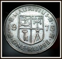 MAURITIUS ONE RUPEE 1975