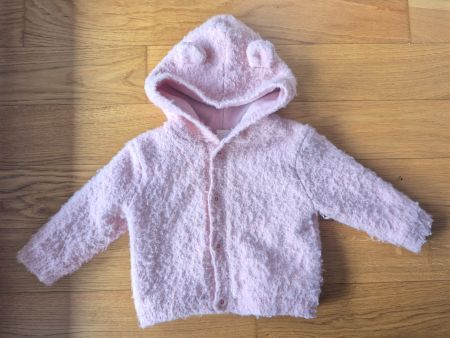 Flauschige Jacke Baby Mädchen in 74 in Rosa / H&M / Winter