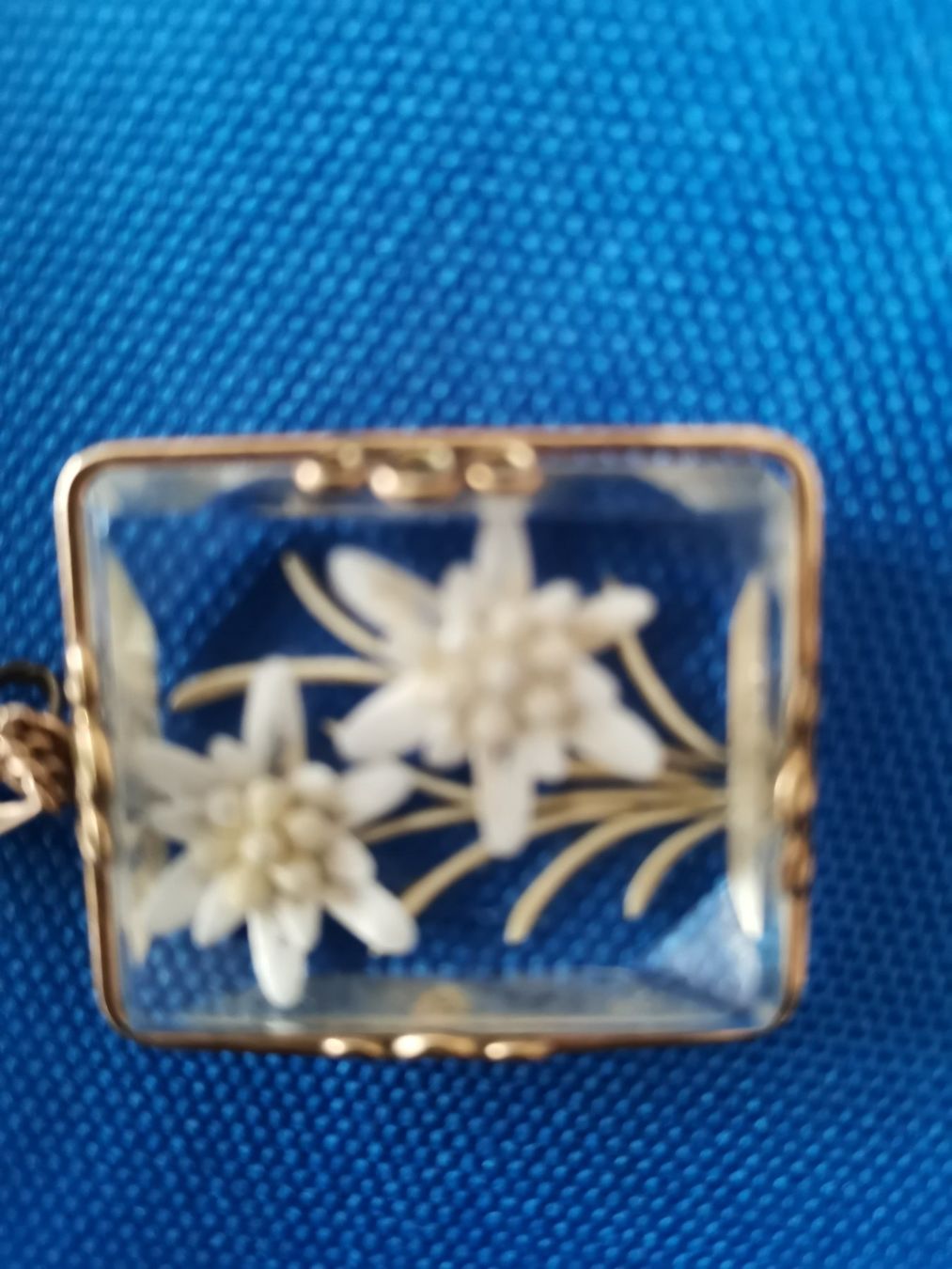 Edelweiss Anhänger: Echte Edelweissanhänger sehr schön eingefasst – Neu (gemäss Beschreibung) aus Seuzach von Tritis01 4