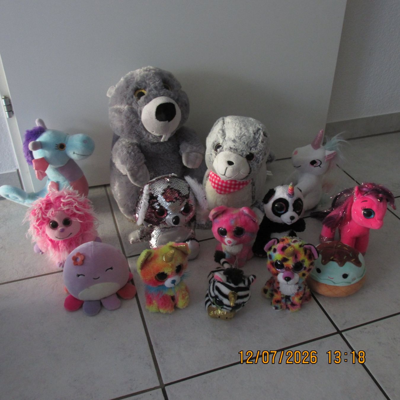 Jouets: Stofftiere Set gem. Bilder 14 Stk. – D'occasion à Galgenen par Forflowers 4