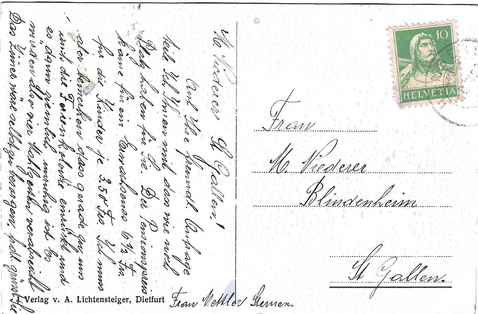 Cartoline postali: Hotel Sternen ,Hemberg , gestempelt – Usato da Worb venduto da techno109 1