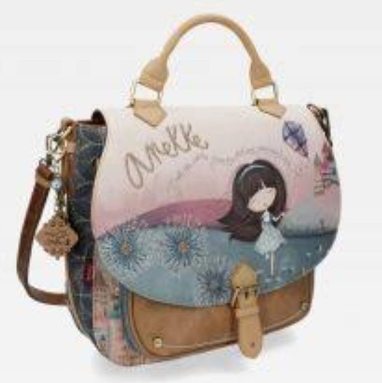 Anekke Alma Bowling Tasche – Damenhandtasche 28x20x15 Cm, Mit Verstellbarem Gurt & Kunst-Design