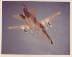 Pressefoto FB-111A USAF auf Kodak Fotopapier