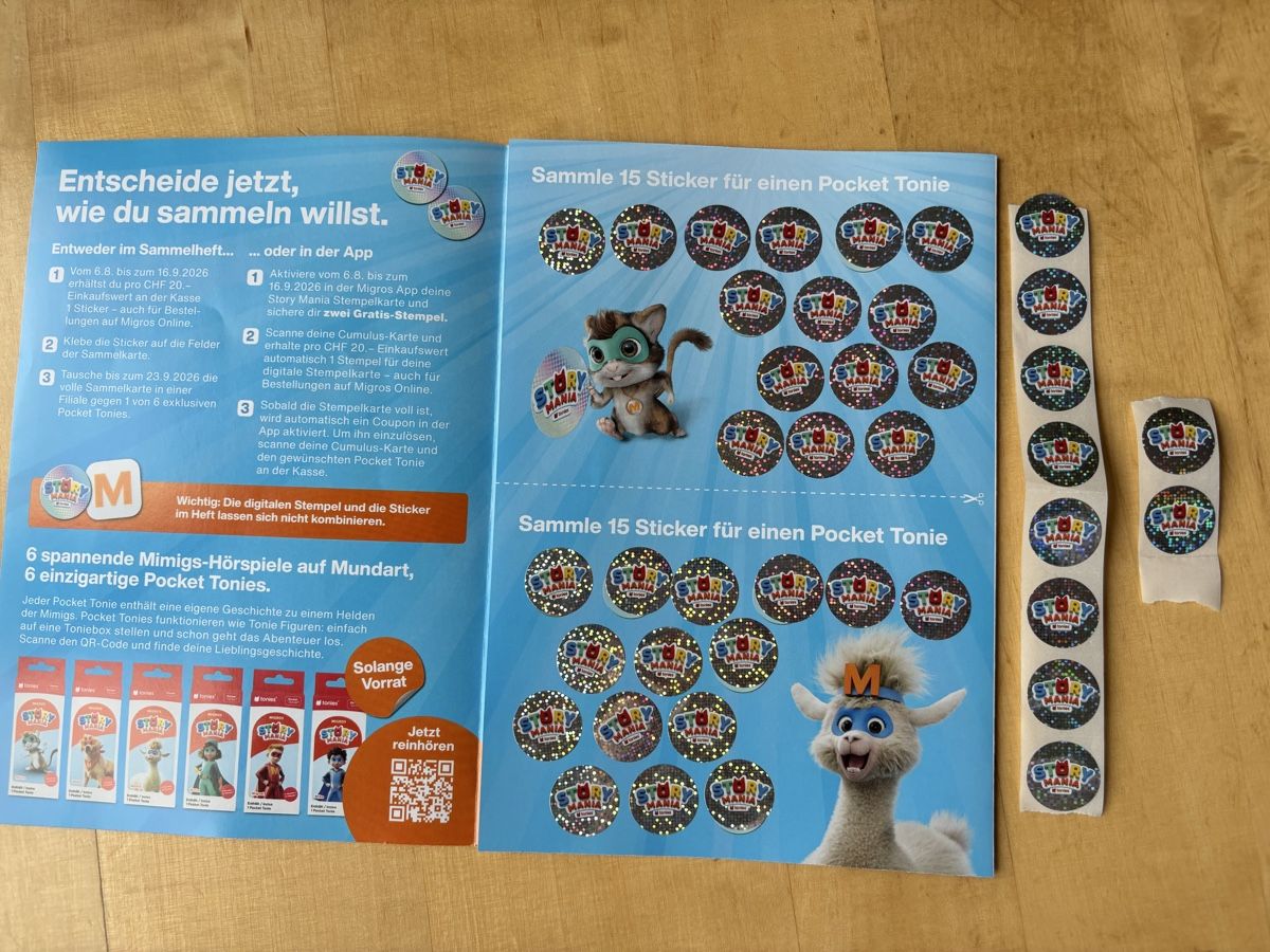 Migros Raccolte di bollini & punti: Story Mania Migros – Nuovo e nell'imballaggio originale da Wolfwil venduto da Daka10