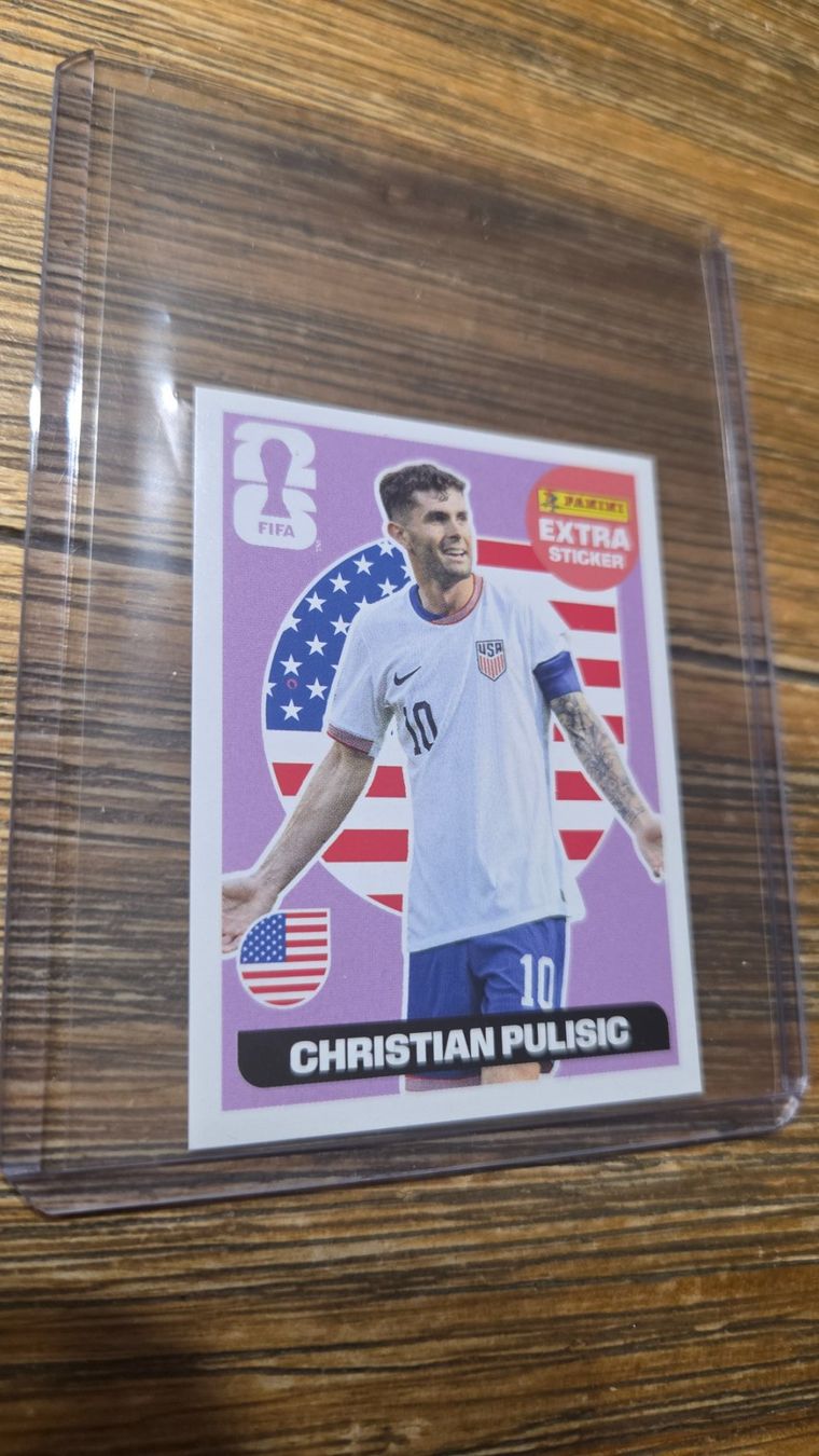 Panini Sammelbilder & Trading cards: Panini Pulisic Extra Sticker Lila PERFEKT ab 1.- – Neu und originalverpackt aus Erlinsbach von realcollector