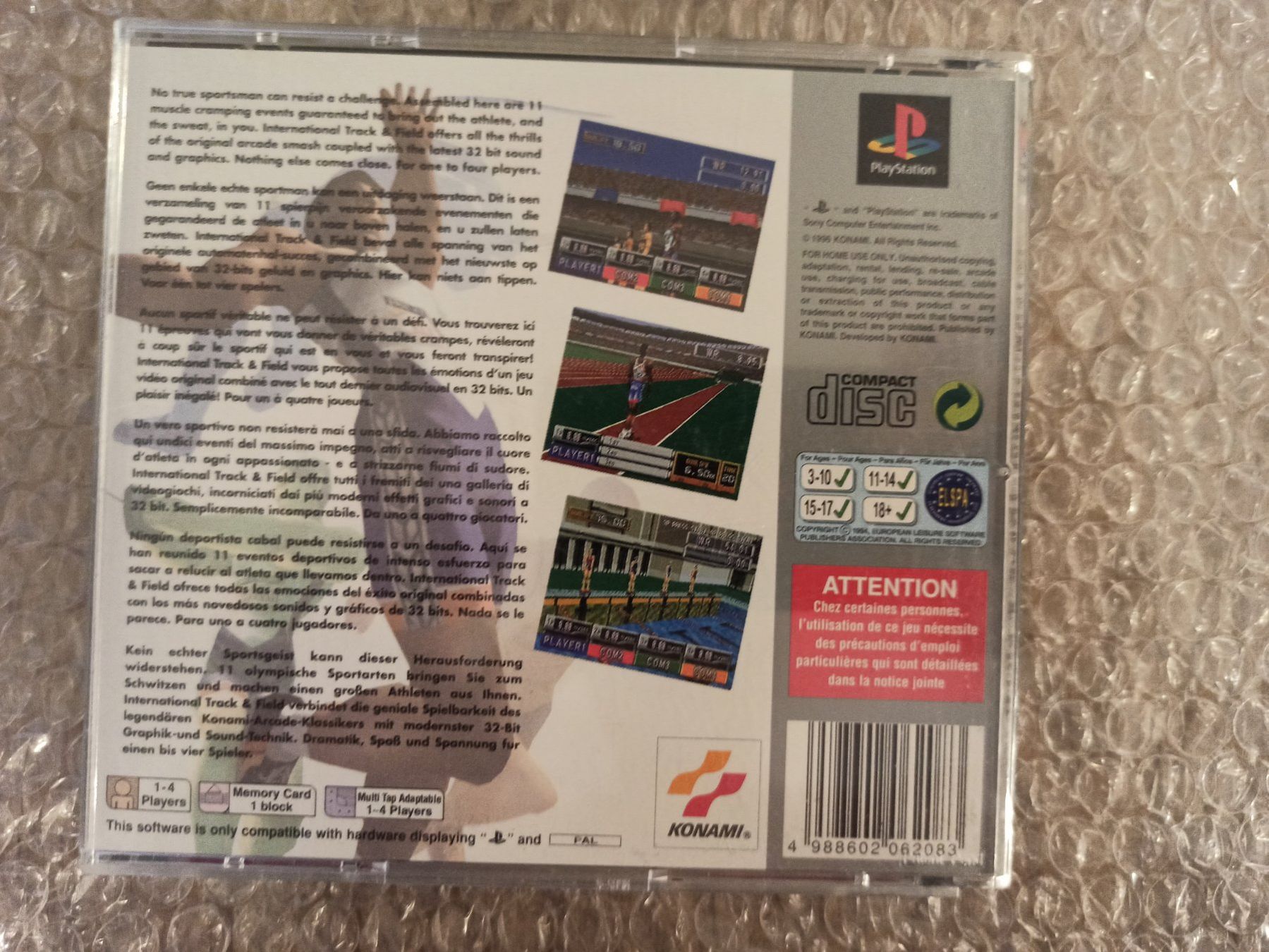 Giochi: International Track & Field PS1 – Usato da Oberweningen venduto da mar_87mx 1