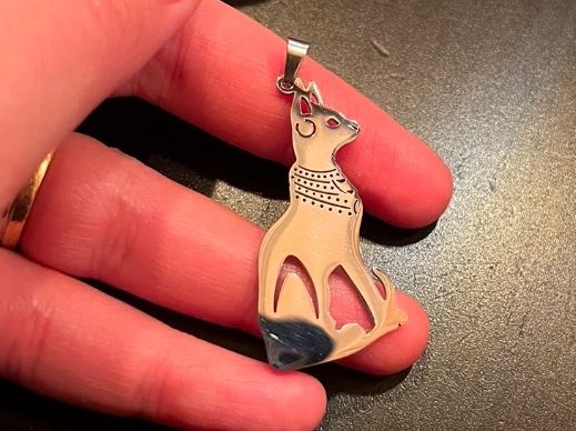 Ciondoli: Amulett /Anhänger "Katze" – Nuovo e nell'imballaggio originale da Gams venduto da Mariawicca 1