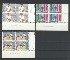 1987, Sonderpostmarken II , Viererblöcke**