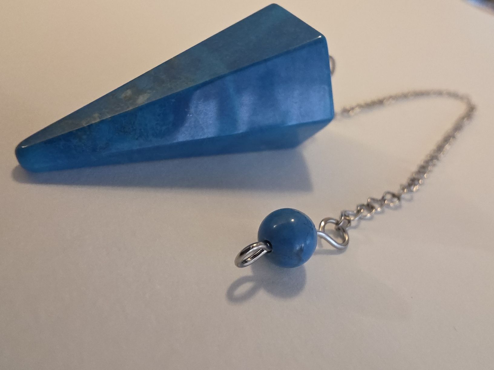 Minerali & Pietre curative: Türkis Pendel 4 x 2cm. – Nuovo e nell'imballaggio originale da Menziken venduto da Mirager 2