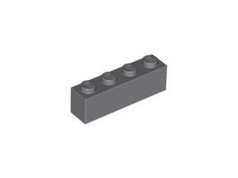 LEGO - 100x Dark Bluish Gray Brick 1x4 - 3010 - NEW