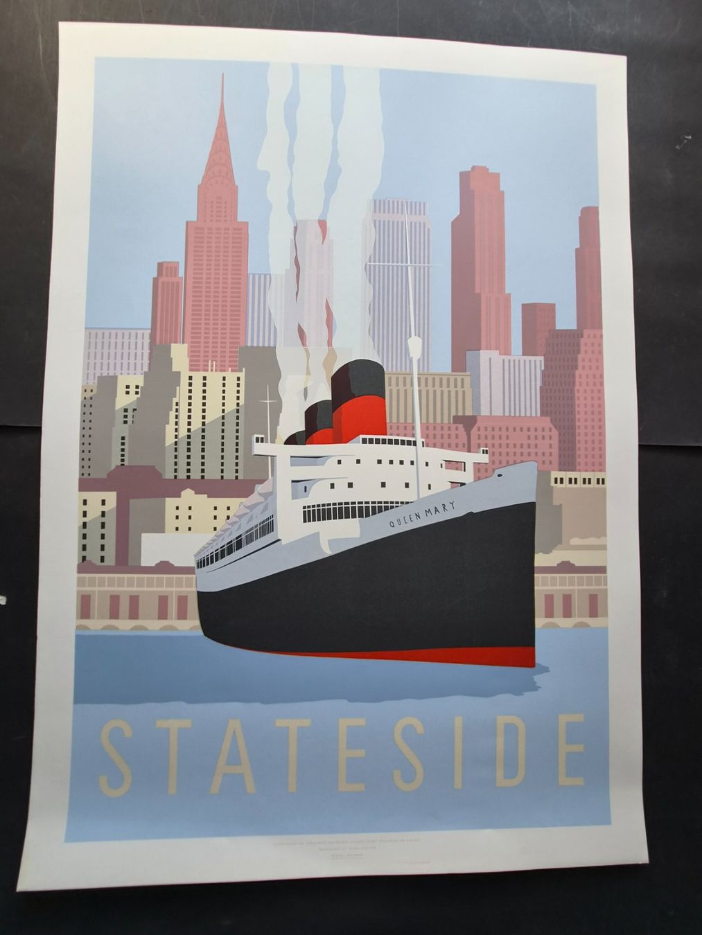 Poster & Bilder: STATESIDE- QUEEN MARY PLAKAT – Gebraucht aus Gersau von kunst-online