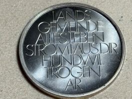 1. 1 Medaille , Durchmesser 33 mm, 15 g, 900 Silber