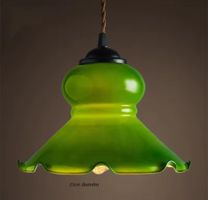 Lampe Suspendue Vintage  Douille en Cuivre