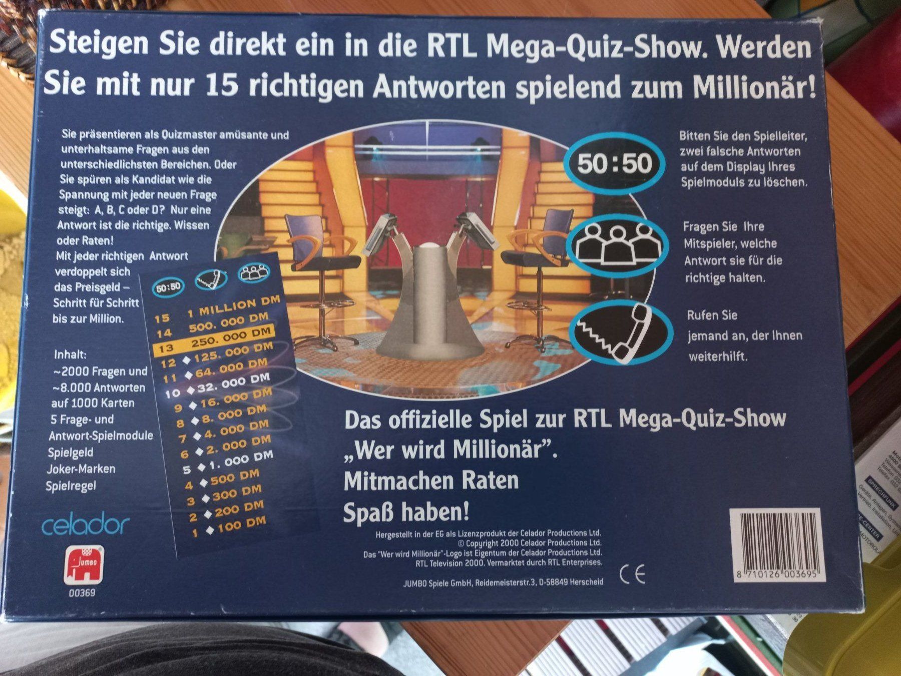 Giochi: Wer wird Millionär Spiel Quiz – Nuovo (secondo la descrizione) da Niederdorf venduto da ladyblue76 3