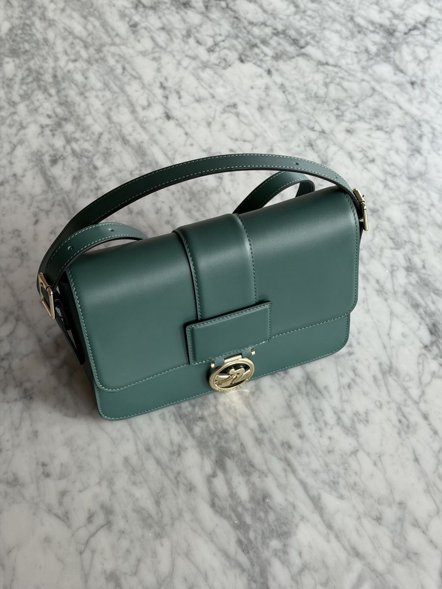 Longchamp Borse da donna: Longchamp Box Trot Grün Medium – Nuovo (secondo la descrizione) da Baden venduto da GregK02