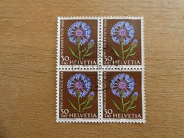 2 x 4er Block Pro Juventute 1963
