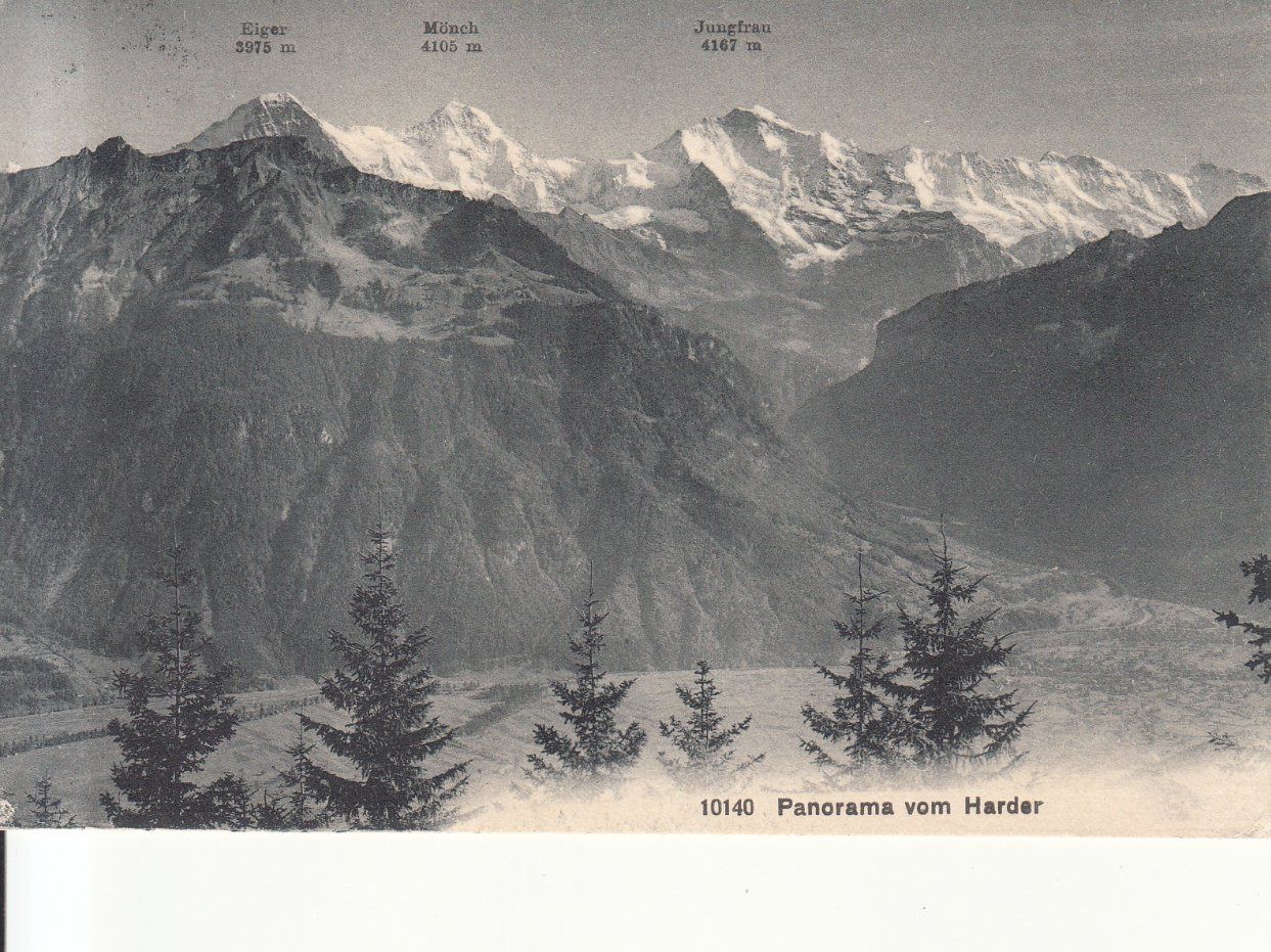Cartoline postali: Harder Kulm Panorama 1912 – Usato da Bürglen TG venduto da StampGraf