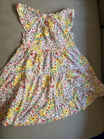 Floral summer dress age 6-7