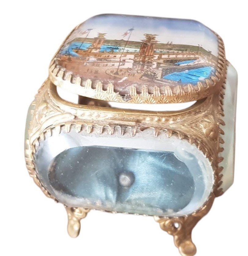 Barattoli: Schmuckschatulle Glas Paris 1900 – Usato da Mörschwil venduto da antiksalon 5