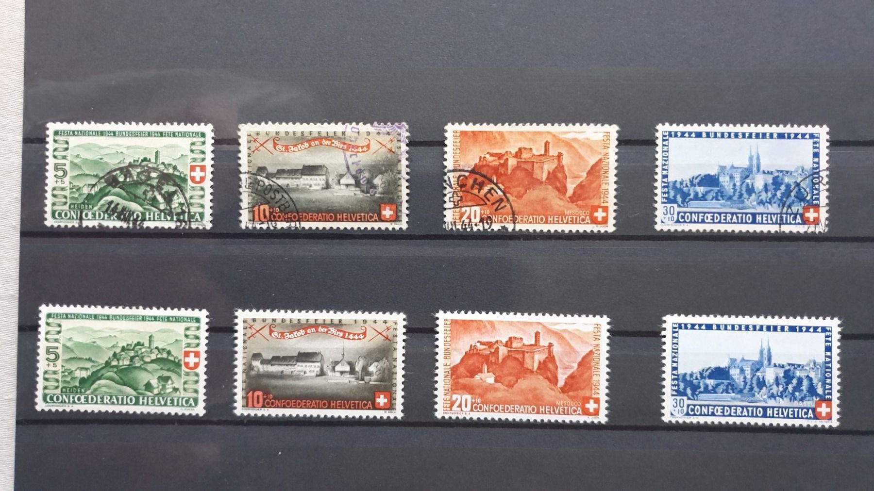 Tutti i francobolli: (542) Pro Patria 1944 postfrisch+gestemp – Usato da Schwarzhäusern venduto da Inot3
