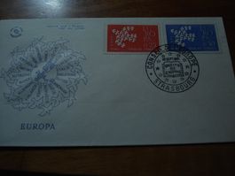 FDC Europamarke 1961, Frankreich