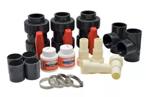 Schwimmbad: Aqua Basic Bypass 90 Komplettset 32/38mm – Neu und originalverpackt aus Bottighofen von zaap 2