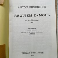 Bruckner Requiem d-Moll Klavierauszug Verlag Doblinger