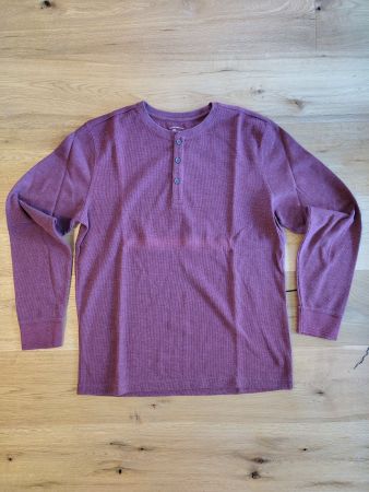 Bass Langarmshirt L rot